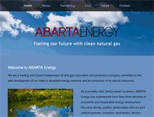 Tablet Screenshot of abartaenergy.com
